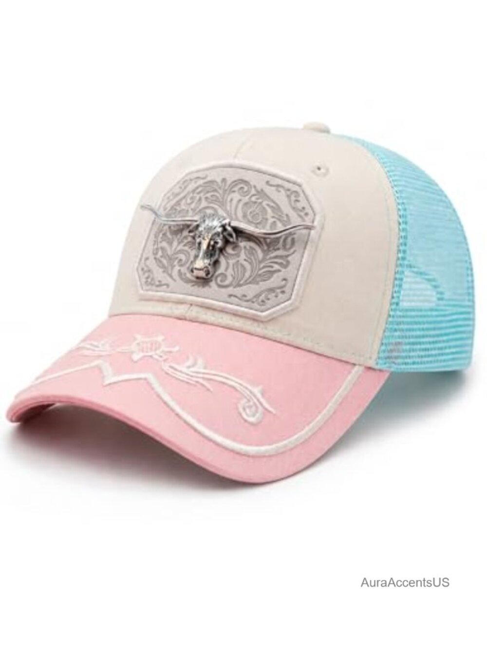 Western Cowboy Trucker Baseball Cap Adjustable Snapback
